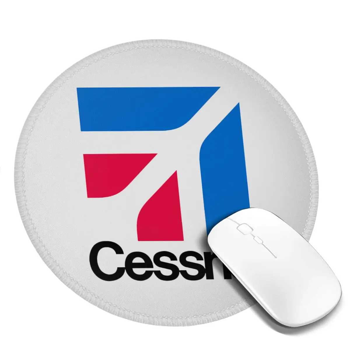 Gaming Accessories Logo - Cessna Logo Yuvarlak Mouse Pad Bilgisayar