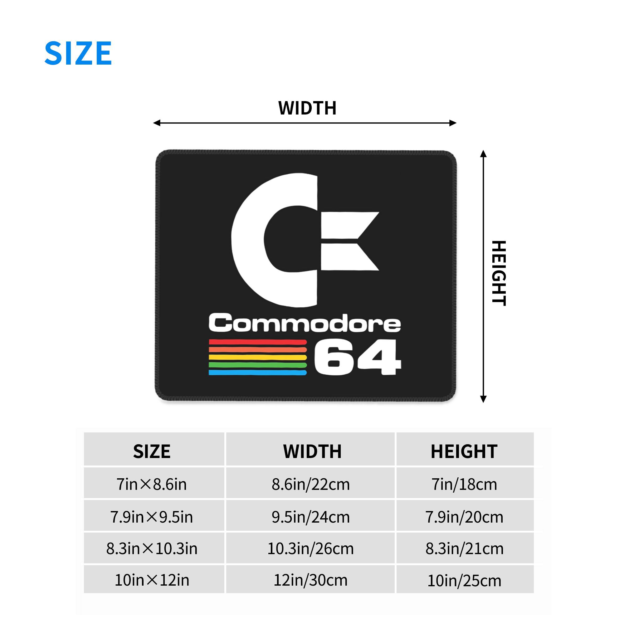 Commodore C64 Logo Mouse Pad B - Gaming Accessories Logo incelemesi ve fiyatı