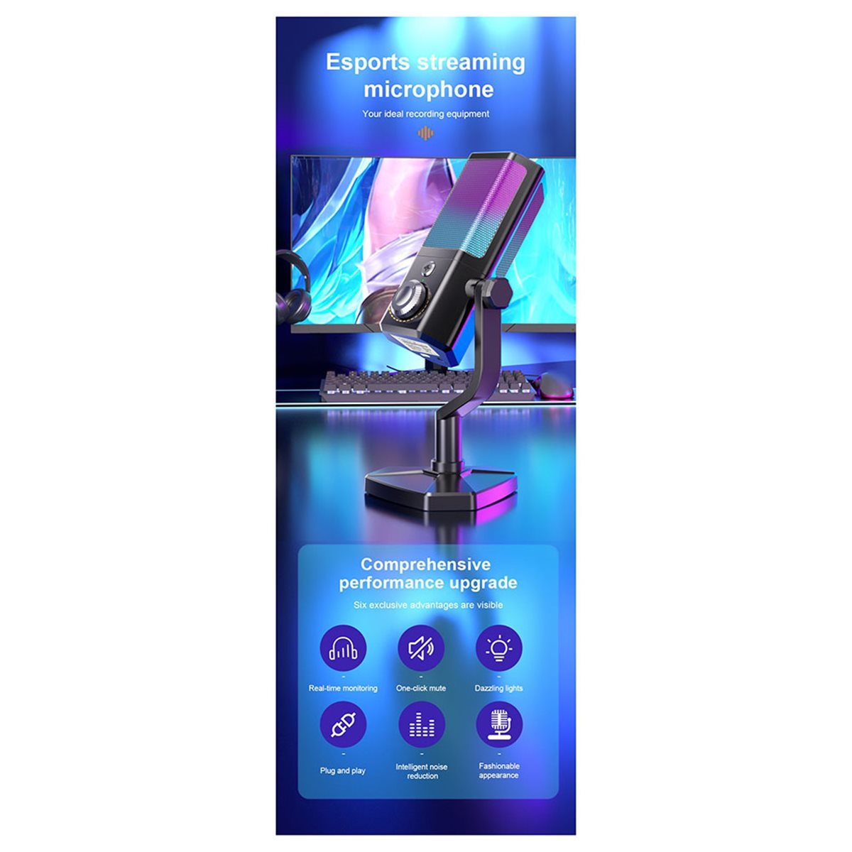 RGB Mikrofon Oyun Esports Yayı - Gaming Accessories To Buy incelemesi ve fiyatı