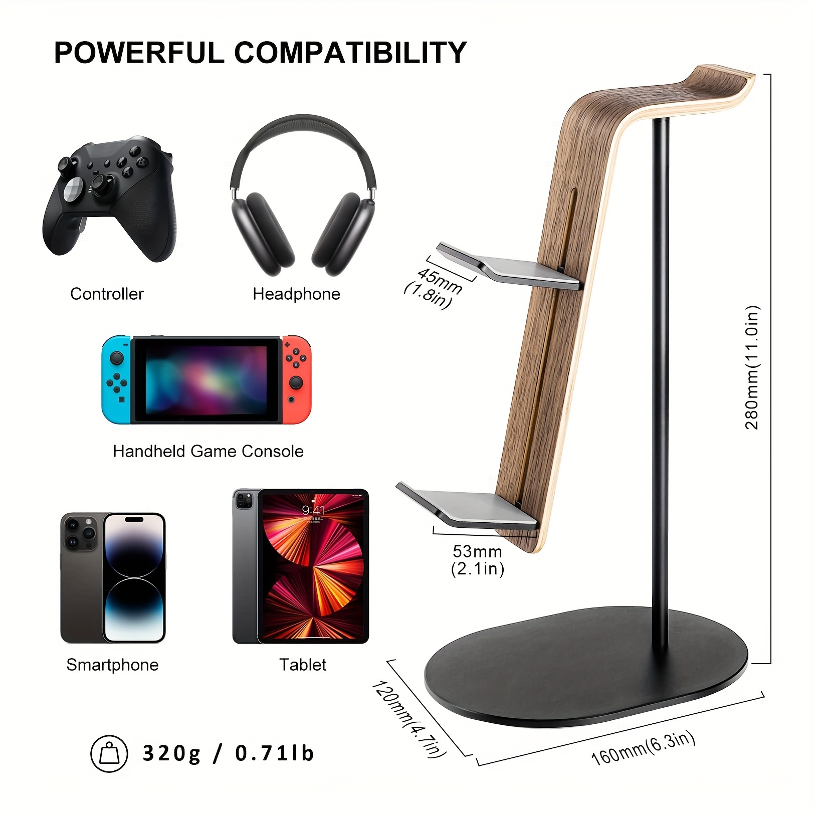 Ahşap Kumanda ve Kulaklık Tutu - Gaming Accessories Headset incelemesi ve fiyatı