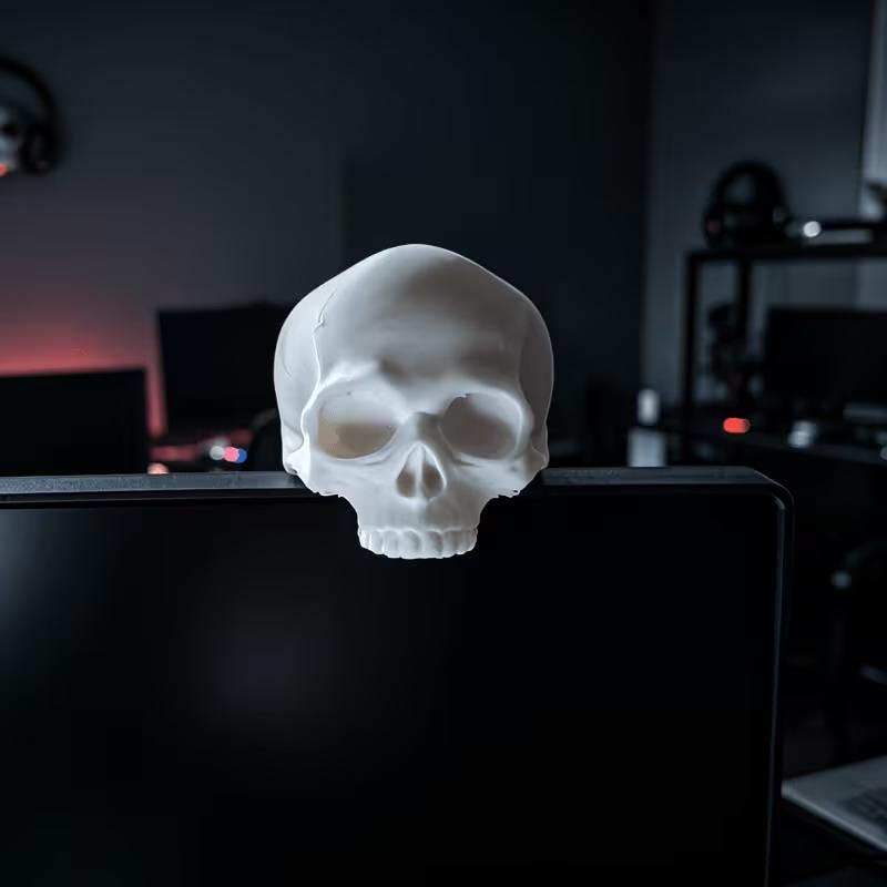 Kafatası Başlığı Monitör Süsü, - Gaming Accessories Monitor incelemesi ve fiyatı